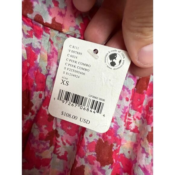 Free People Talia Tunic in Pink NWT Sz. XS - Picture 6 of 7
